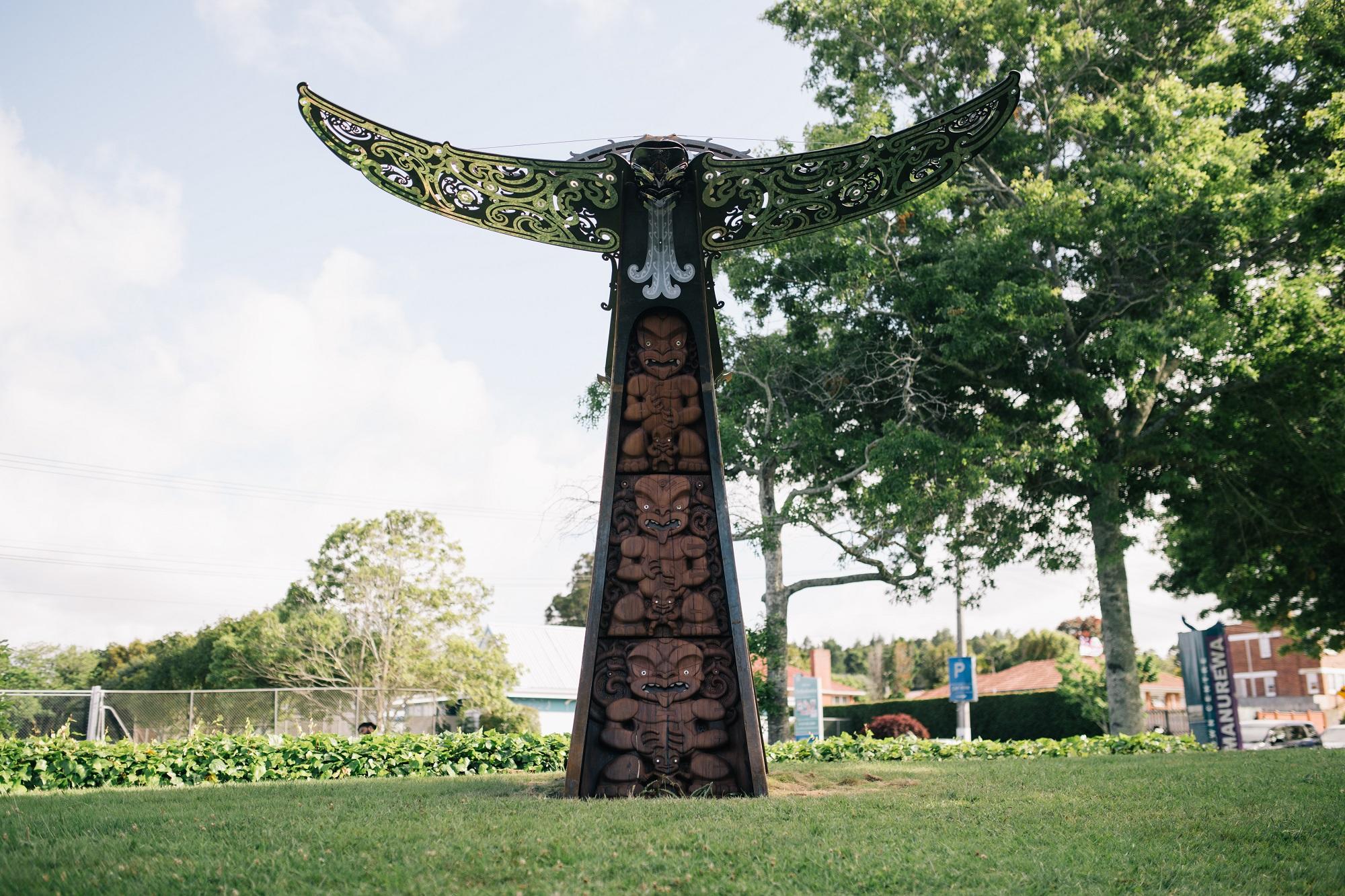 Jadyn Flavell's Te Manu Ka Rewa Anchors Auckland Public Art Update