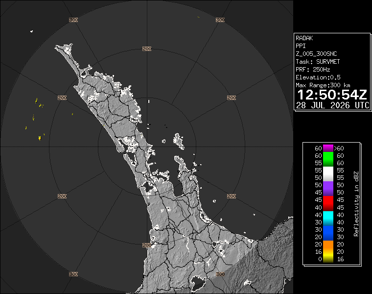 WeatherWatch And MetService Show Fine Auckland Tuesday Before Thursday Showers